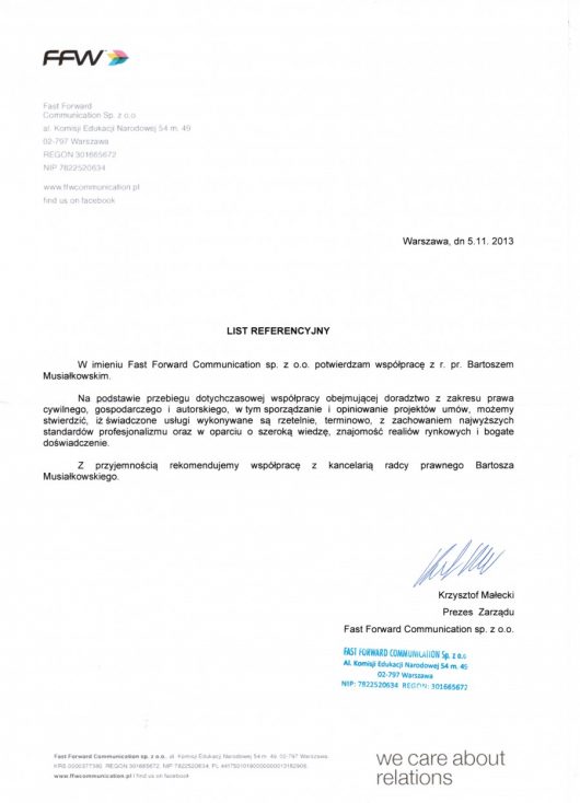 FFW Communication
